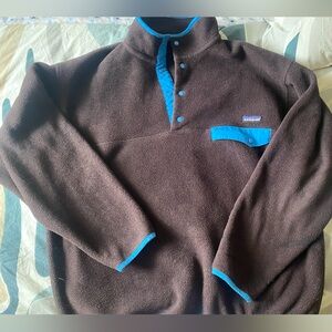 Patagonia Brown and Blue Synchilla